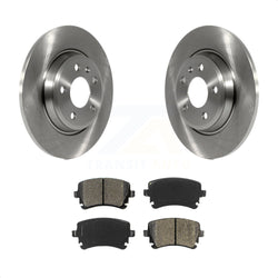Rear Disc Brake Rotors And Semi-Metallic Pads Kit For Audi Q5 A4 allroad K8S-102823