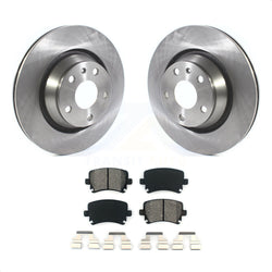 Rear Disc Brake Rotors And Semi-Metallic Pads Kit For Audi TT Quattro RS K8S-102824