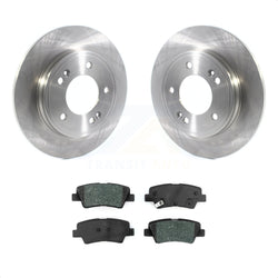 Rear Disc Brake Rotors And Semi-Metallic Pads Kit For Hyundai Elantra Kia Niro Ioniq K8S-102825