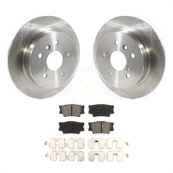 Rear Disc Brake Rotors And Semi-Metallic Pads Kit For Toyota Camry K8S-102826