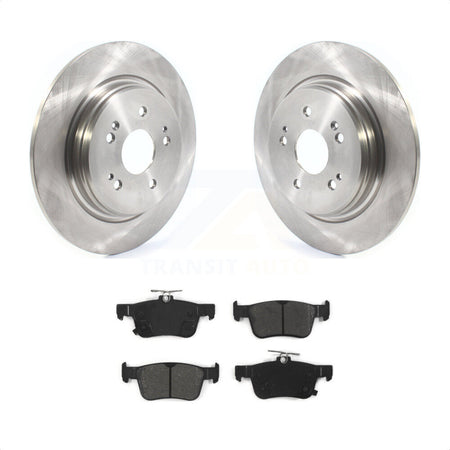 Rear Disc Brake Rotors And Semi-Metallic Pads Kit For 2019-2022 Acura RDX K8S-102828 by Transit Auto