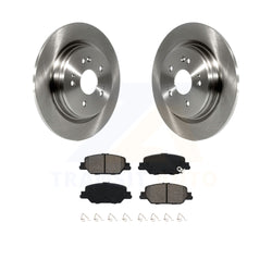 Rear Disc Brake Rotors And Semi-Metallic Pads Kit For 2017-2022 Honda CR-V K8S-102830