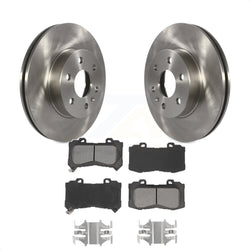 Front Disc Brake Rotors And Semi-Metallic Pads Kit For 2015-2020 Chevrolet Colorado GMC Canyon K8S-102855