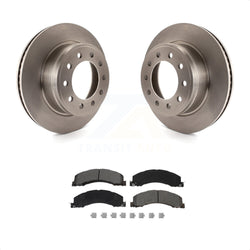 Front Disc Brake Rotors And Semi-Metallic Pads Kit For Ram 5500 Dodge Sterling Truck 4500 Bullet 45 55 K8S-102858