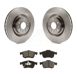 Front Disc Brake Rotors And Semi-Metallic Pads Kit For 2014-2020 Fiat 500L K8S-102859