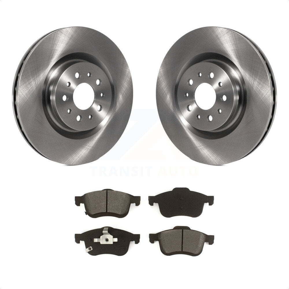 Front Disc Brake Rotors And Semi-Metallic Pads Kit For 2015-2019 Ram ProMaster City K8S-102860 by Transit Auto