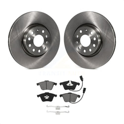 Front Disc Brake Rotors And Semi-Metallic Pads Kit For Volkswagen CC Passat K8S-102864