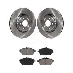 Front Disc Brake Rotors And Semi-Metallic Pads Kit For Mercedes-Benz GLA250 CLA250 INFINITI QX30 K8S-102882