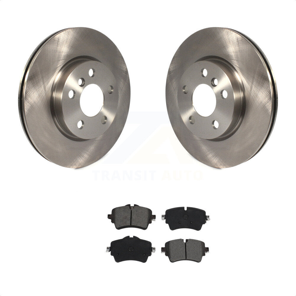 Front Disc Brake Rotors And Semi-Metallic Pads Kit For Mini Cooper Clubman K8S-102883 by Transit Auto