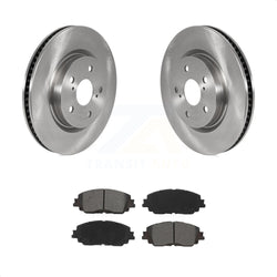 Front Disc Brake Rotors And Semi-Metallic Pads Kit For Toyota Camry RAV4 Lexus ES350 Avalon ES300h UX250h UX200 C-HR ES250 Venza K8S-102888