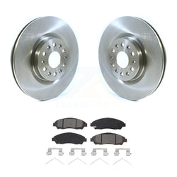 Front Disc Brake Rotors And Semi-Metallic Pads Kit For Cadillac XT5 Buick Enclave XT6 K8S-102889