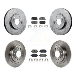 Front Rear Disc Brake Rotors And Semi-Metallic Pads Kit For Chevrolet Equinox Malibu GMC Terrain Buick LaCrosse K8S-102892