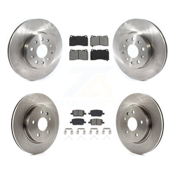 Front Rear Disc Brake Rotors And Semi-Metallic Pads Kit For Chevrolet Camaro K8S-102898