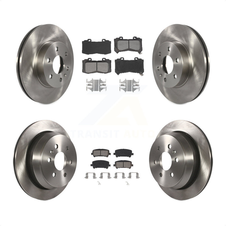 Front Rear Disc Brake Rotors And Semi-Metallic Pads Kit For 2015-2020 Chevrolet Colorado GMC Canyon K8S-102899 by Transit Auto