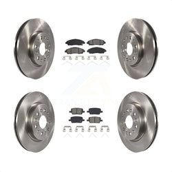 Front Rear Disc Brake Rotors And Semi-Metallic Pads Kit For Chevrolet Traverse GMC Acadia Buick Enclave Blazer K8S-102900