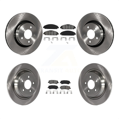 Front Rear Disc Brake Rotors And Semi-Metallic Pads Kit For Ford Mustang K8S-102902 by Transit Auto