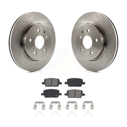 Rear Disc Brake Rotors And Semi-Metallic Pads Kit For Chevrolet Camaro Cadillac CT6 K8S-102961