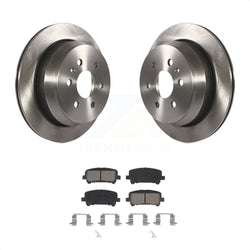 Rear Disc Brake Rotors And Semi-Metallic Pads Kit For 2015-2020 Chevrolet Colorado GMC Canyon K8S-102965