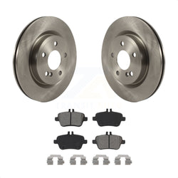 Rear Disc Brake Rotors And Semi-Metallic Pads Kit For Mercedes-Benz GLA250 CLA250 INFINITI QX30 K8S-102989