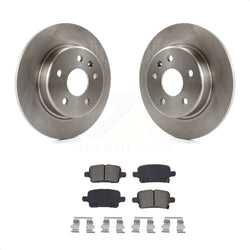 Rear Disc Brake Rotors And Semi-Metallic Pads Kit For Chevrolet Cruze Volt Bolt EV EUV K8S-102993