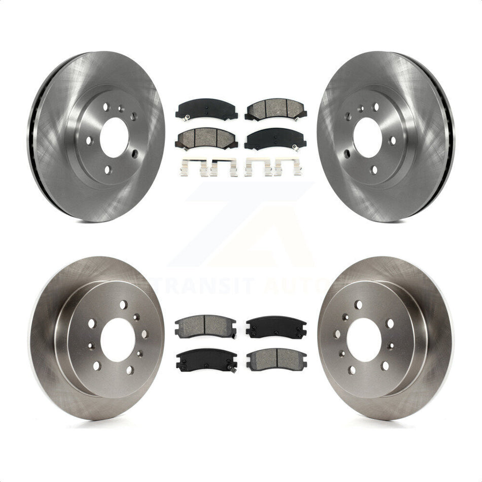 Front Rear Disc Brake Rotors And Semi-Metallic Pads Kit For Chevrolet Impala Monte Carlo K8S-103002 by Transit Auto