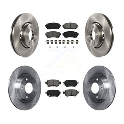Front Rear Disc Brake Rotors And Semi-Metallic Pads Kit For 2019-2021 Mazda 6 Naturally Aspirated K8S-103138