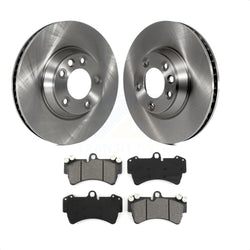 Front Disc Brake Rotors And Semi-Metallic Pads Kit For Audi Q7 Porsche Cayenne Volkswagen Touareg K8S-103151
