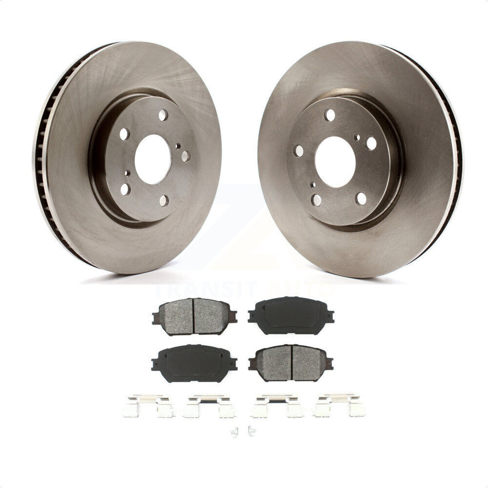 Front Disc Brake Rotors And Semi-Metallic Pads Kit For Lexus IS250 GS300 K8S-103152 by Transit Auto