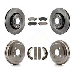 Front Rear Disc Brake Rotors Semi-Metallic Pads And Drum Kit For Chevrolet Aveo Spark Aveo5 Pontiac G3 Suzuki Wave Wave5 Swift+ K8S-103233