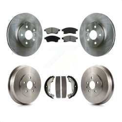 Front Rear Disc Brake Rotors Semi-Metallic Pads And Drum Kit For Chevrolet Cruze Limited K8S-103340