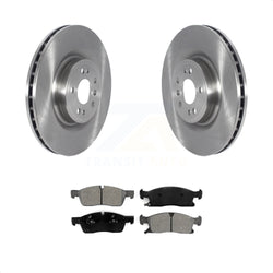 Front Disc Brake Rotors And Semi-Metallic Pads Kit For Mercedes-Benz GLS450 GL450 GL350 ML400 GLE400 K8S-103514