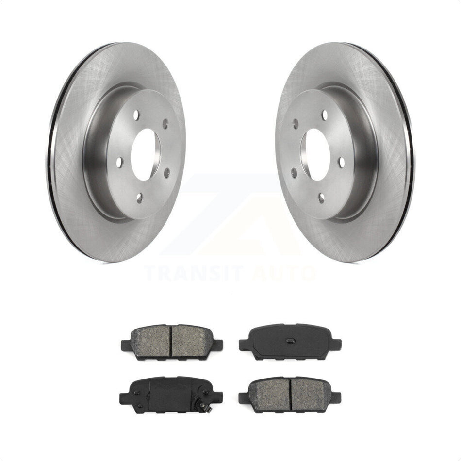 Rear Disc Brake Rotors And Semi-Metallic Pads Kit For Nissan Rogue Sport LEAF Qashqai K8S-103564 by Transit Auto