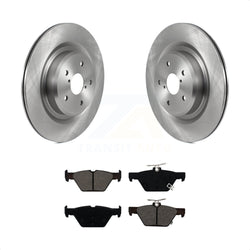 Rear Disc Brake Rotors And Semi-Metallic Pads Kit For 2019-2022 Subaru Ascent K8S-103568