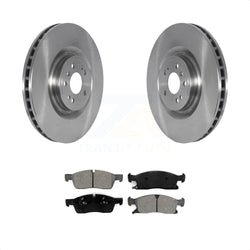 Front Disc Brake Rotors And Semi-Metallic Pads Kit For Mercedes-Benz ML350 GLS450 GL450 GL350 ML400 ML250 K8S-103590