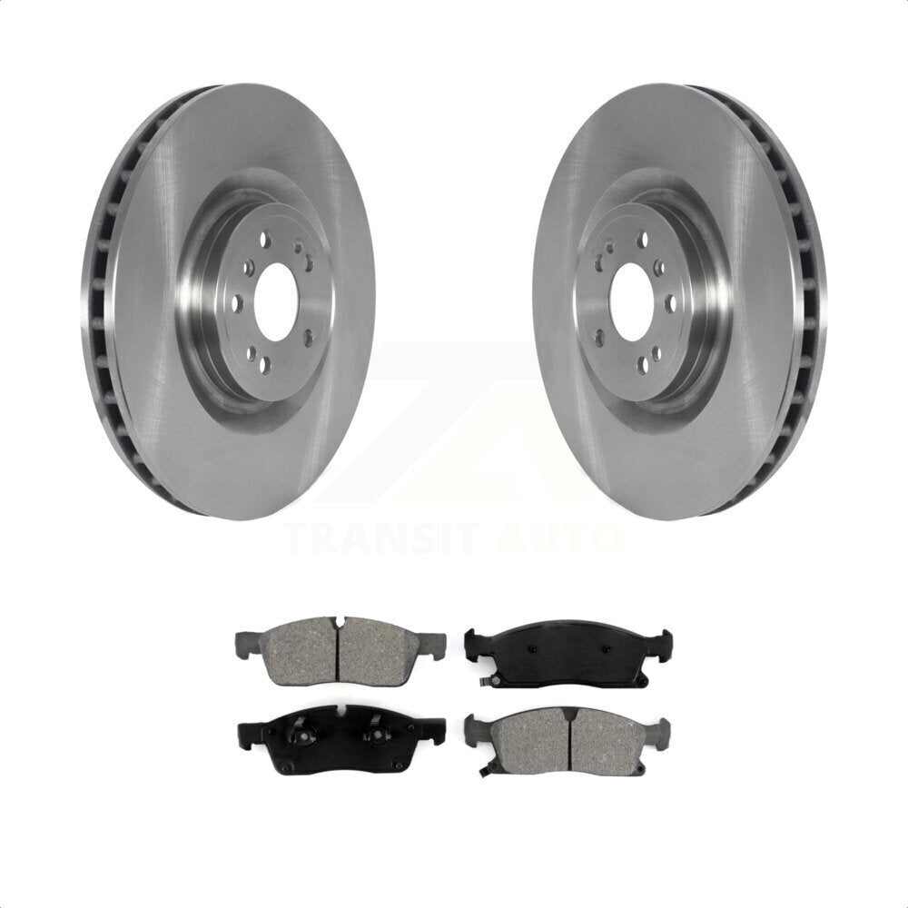 Front Disc Brake Rotors And Semi-Metallic Pads Kit For Mercedes-Benz ML350 GLS450 GL450 GL350 ML400 ML250 K8S-103590 by Transit Auto