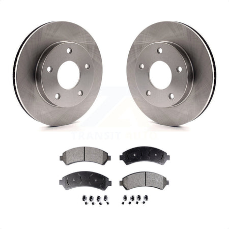 Front Disc Brake Rotors And Ceramic Pads Kit For 1997-1997 Chevrolet Blazer GMC Jimmy 4WD K8T-100002 by Transit Auto