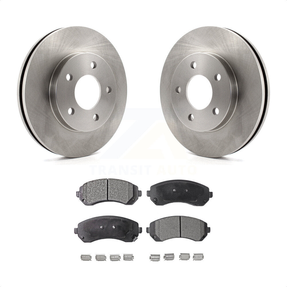 Front Disc Brake Rotors And Ceramic Pads Kit For Buick Rendezvous Pontiac Aztek K8T-100023 by Transit Auto