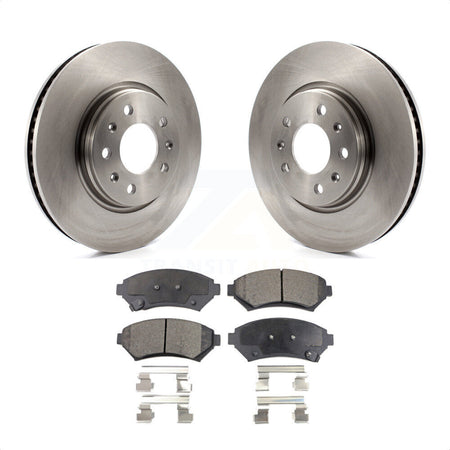 Front Disc Brake Rotors And Ceramic Pads Kit For 2003-2004 Cadillac Seville K8T-100031 by Transit Auto