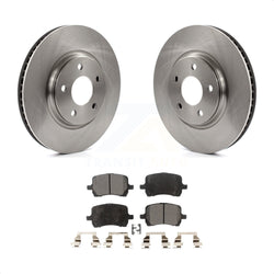 Front Disc Brake Rotors And Ceramic Pads Kit For Chevrolet Malibu Pontiac G6 Cobalt Saturn Aura G5 K8T-100036