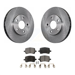 Front Disc Brake Rotors And Ceramic Pads Kit For Chevrolet Malibu Pontiac G6 K8T-100042