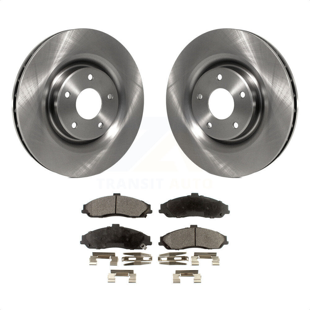 Front Disc Brake Rotors And Ceramic Pads Kit For Chevrolet Corvette Cadillac XLR K8T-100051 by Transit Auto