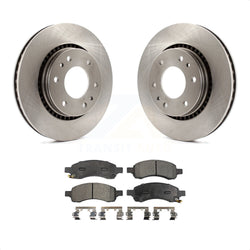 Front Disc Brake Rotors And Ceramic Pads Kit For Chevrolet Trailblazer GMC Envoy Buick Rainier Isuzu Ascender K8T-100053
