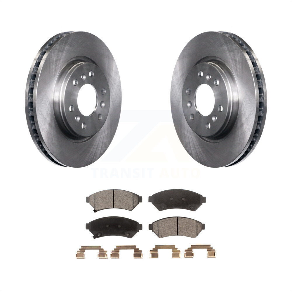 Front Disc Brake Rotors And Ceramic Pads Kit For Chevrolet Uplander Buick Terraza Pontiac Montana Saturn Relay K8T-100054 by Transit Auto