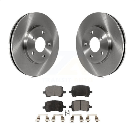 Front Disc Brake Rotors And Ceramic Pads Kit For Chevrolet HHR K8T-100055 by Transit Auto