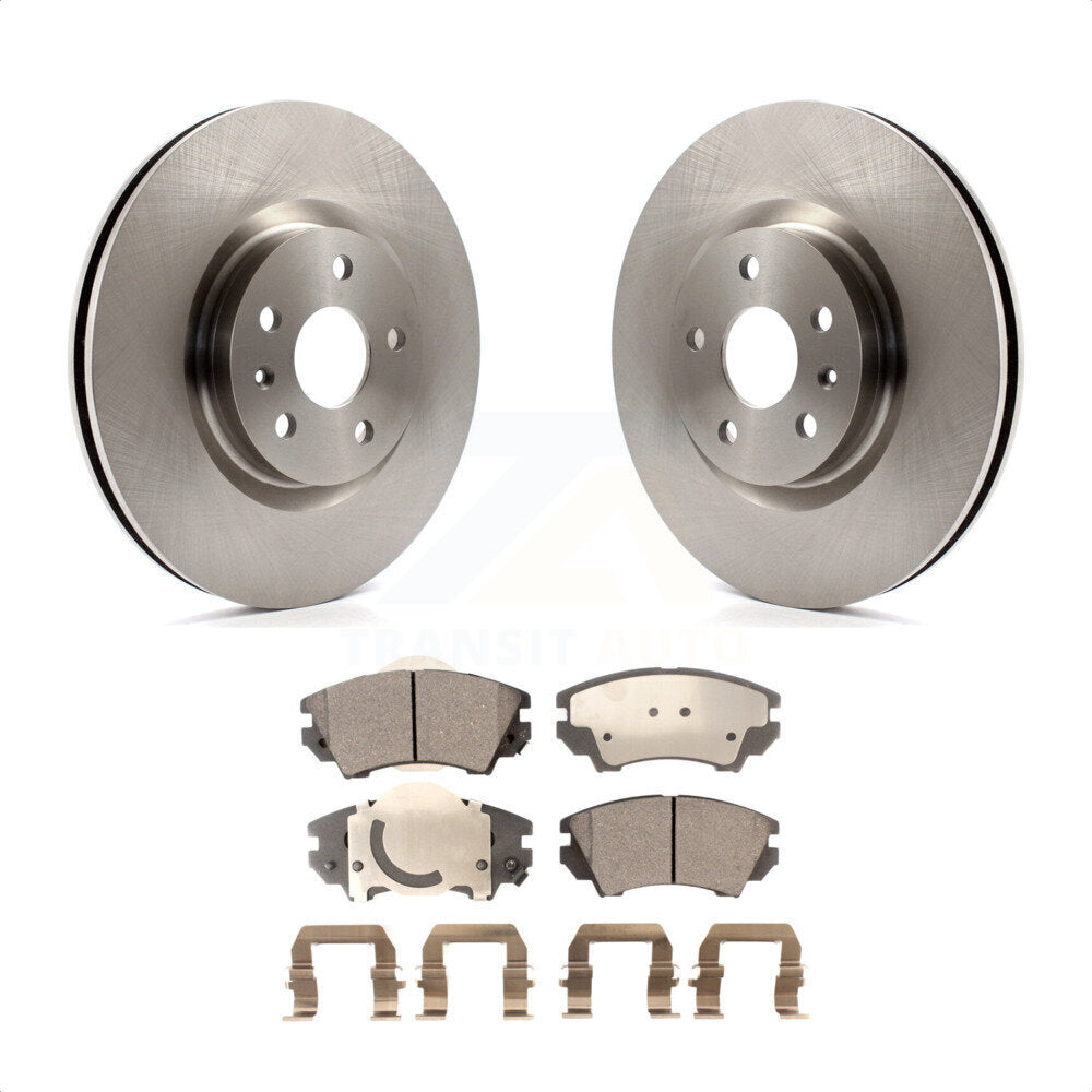 Front Disc Brake Rotors And Ceramic Pads Kit For 2011-2017 Chevrolet Caprice K8T-100068 by Transit Auto