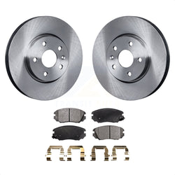Front Disc Brake Rotors And Ceramic Pads Kit For Chevrolet Equinox GMC Terrain Malibu Buick Impala LaCrosse Regal Limited Allure K8T-100077