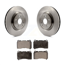 Front Disc Brake Rotors And Ceramic Pads Kit For Buick Regal Pontiac G8 K8T-100078