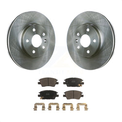 Front Disc Brake Rotors And Ceramic Pads Kit For Chevrolet Cruze Volt Bolt EV EUV K8T-100083