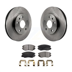 Front Disc Brake Rotors And Ceramic Pads Kit For Chevrolet Malibu Buick LaCrosse Regal Limited K8T-100084
