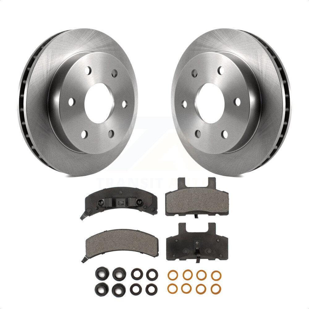 Front Disc Brake Rotors And Ceramic Pads Kit For Chevrolet K1500 GMC Tahoe K2500 Suburban Yukon Cadillac Escalade Blazer K8T-100095 by Transit Auto